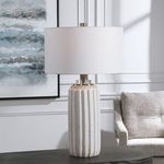 Azariah White Crackle Table Lamp image 9