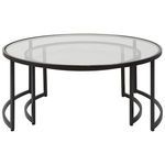 Product Image 6 for Rhea Black Nesting Coffee Tables Set of 2 from Uttermost