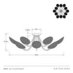 Product Image 9 for Jali Flush Mount from Arteriors