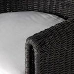 Product Image 18 for Tucson Woven Outdoor Dining Armchair in Coal from Four Hands