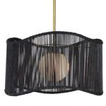 Product Image 3 for Nimes Gold Base Rattan Drum Pendant from Regina Andrew Design