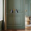 Dimension diagram of Duet Floor Lamp showing height 63.5 inches and width 20.25 inches