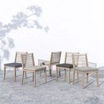 Product Image 5 for Sherwood Outdoor Dining Chair Washed Brown from Four Hands