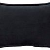 Cotton Velvet Black Pillow image 1