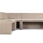 Product Image 11 for Senna Outdoor Dining Banquette U Shape - Vintage White from Four Hands