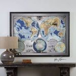 Product Image 2 for Uttermost Mirrored World Map from Uttermost