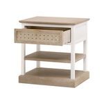 Product Image 4 for Weave 1-Drawer Smoke Gray Oak Side Table from Essentials for Living