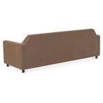Rear view showing the smooth back and slim wooden legs of the Finch Sofa
