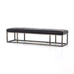 Product Image 8 for Beaumont Leather Bench - Rider Black from Four Hands