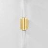 Colrain Wall Sconce shown from a wider angle displaying slim profile and wall shadow