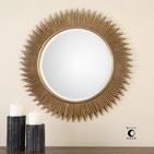 Product Image 3 for Marlo Round Gold Mirror from Uttermost