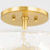 Product Image 3 for Lago 3-Light Small Aged Brass Flush Mount Light from Hudson Valley