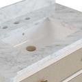 Product Image 11 for Aster 36" Off-White Vanity with Rectangular Undermount Sink from Currey & Company