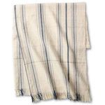 Product Image 3 for Neem X Dawsel Handmade Striped Cream / Navy Throw from Jaipur 