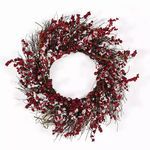 Product Image 2 for Snowy Ilex Berry Wreath 24" from Napa Home And Garden