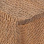 Product Image 9 for Atrumed Stool Carved Mahogany from Four Hands