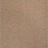 Rectangular indoor/outdoor area rug in warm rust tones with a woven texture and clean-lined design