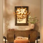 Product Image 2 for Dogwood Antique Brass Chandelier from Jamie Young