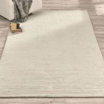 Product Image 5 for Dawson 9'x12' Wool Blend Fabric Handwoven  Beige Accent Area Rug from Classic Home Furnishings
