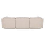 Back view of Matina Modular Sofa showing three distinct upholstered sections