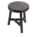 Benji Stool shown from a top-front angle emphasizing the round seat and leg arrangement