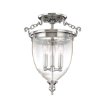 Product Image 1 for Hanover 3 Light Semi Flush from Hudson Valley