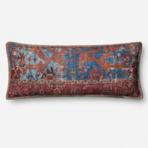Product Image 1 for P0655 Blue / Multi 13" X 35" Pillow  from Loloi