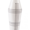Product Image 1 for White Stripe Modern Vase from Zuo