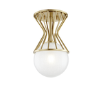 Product Image 1 for Petra 1 Light Semi Flush from Mitzi