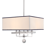 Product Image 1 for Gresham Park 4 Light Chandelier With Black Trim On Shade from Hudson Valley