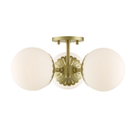 Product Image 1 for Paige 3 Light Semi Flush from Mitzi