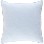 Product Image 1 for Safflower Pale Blue Velvet Pillow  from Surya