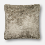 Product Image 1 for Grey Fur 22" X 22" Pillow from Loloi