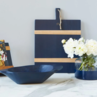 Product Image 7 for Navy Colorblock Flower Vase from etúHOME