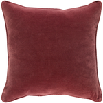 Product Image 1 for Safflower Garnet Velvet Pillow  from Surya