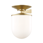 Product Image 1 for Audrey 1 Light Semi Flush from Mitzi