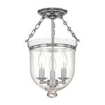 Product Image 1 for Hampton 3 Light Semi Flush from Hudson Valley