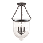 Product Image 1 for Hampton 3 Light Semi Flush from Hudson Valley