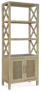 Product Image 1 for Surfrider Pecan & Rattan Entertainment Pier from Hooker Furniture