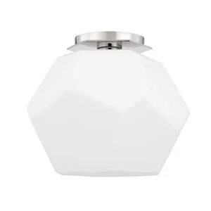 Product Image 1 for Tring 1-Light Flush Mount - Polished Nickel from Hudson Valley