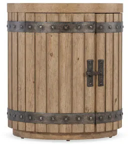 Product Image 1 for Vineyard Row Wine Barrel End Table from Hooker Furniture