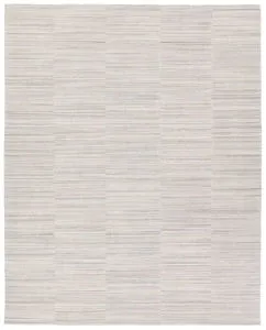 Product Image 1 for Irini Handmade Striped Light Gray / White Rug from Jaipur 