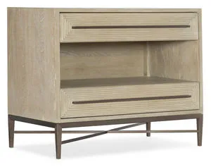 Product Image 1 for Cascade Two-Drawer Oak Nightstand from Hooker Furniture