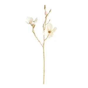 Product Image 1 for Gilded Magnolia Stems, Set of 6 from Napa Home And Garden