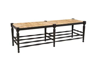 Product Image 1 for Black Reed Bench from Furniture Classics