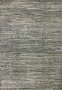 Arden 18-inch Lagoon Sage contemporary rug with wide heathered stripes and subtle ribbing in neutral tones