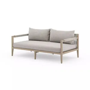 Product Image 1 for Sherwood Wooden Outdoor Sofa, Washed Brown from Four Hands