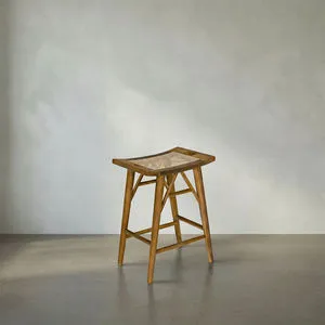 Product Image 1 for Murphy Teak Counter Stool from Noir