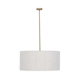 Product Image 1 for Allyn White Pendant Light from Classic Home Furnishings