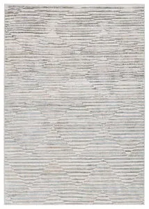 Product Image 1 for Wilmot Stripes Gray/ Light Blue Rug from Jaipur 